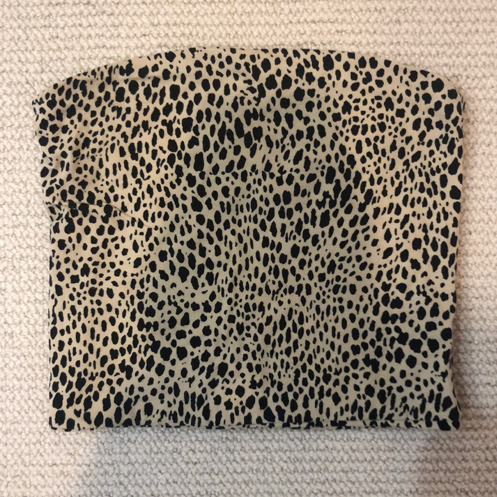 brandy melville print tube top